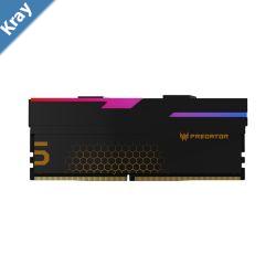 PREDATOR HERMES DDR5 32GB 16GBx2 6400Mhz 1R8 CL32 BLACK