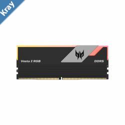 PREDATOR VESTAII 32GB 16GBx2 Black RGB DDR5 Memory 6000Mhz 1R8 CL34