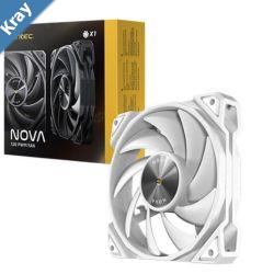 Antec Nova White 120 PWM 3Phase Speed Controller. Low Power High Heat Dissipation Low Noise Ultimate Fan  1x Fan with controller