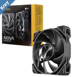 Antec Nova Black 120 PWM 3Phase Speed Controller. Low Power High Heat Dissipation Low Noise Ultimate Fan  1x Fan with controller