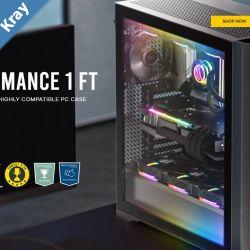 Antec Performance 1 FT AXT EATX ARGB Full Tower Editors Choice Temperature Display USBC 4x ARGB Fans wcontrol  Gaming Case