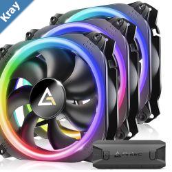 Antec Prizm 120 ARGB Performance cooling Fan 3 Packs with ARGB Controller