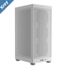 Corsair 2000D AIRFLOW ITX MB USB C Mesh Panles  Support up to 8 Fans Mini ITX Tower  White. Case LS