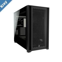 Corsair 5000D AIRFLOW EATX ATX USB TypeC 2x 120mm Airguide Fans Radiator 360mm. 7x PCI 4x 2.5 SSD 2x 3.5 HDD. VGA 420mm. Black Tower Case