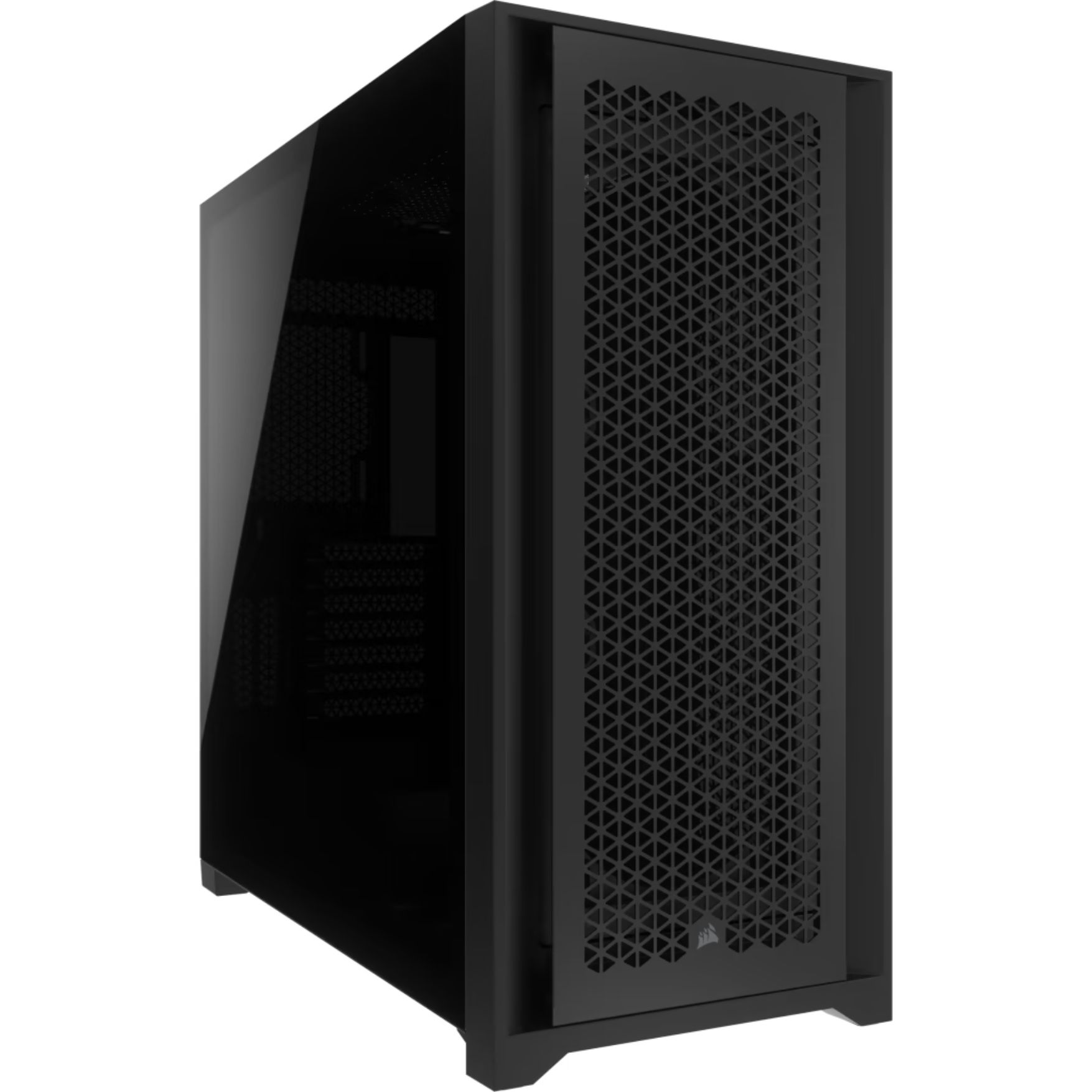 CORSAIR 5000D CORE AIRFLOW Black MidTower ATX PC Case  Multi 360mm Radiator support Cable Routing USBC USB 3.2 x 2. PC Gaming Desktop Case