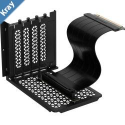 Corsair 6500 Series Vertical GPU Mount Kit  Black  Compatible with CORSAIR 6500 Series cases only