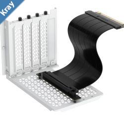 Corsair 6500 Series Vertical GPU Mount Kit  WHITE  Compatible with CORSAIR 6500 Series cases only