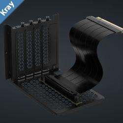 Corsair 6500 Series Vertical GPU Mount Kit  Black  Compatible with CORSAIR 6500 Series cases only