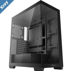 DeepCool CG580 Panoramic ATX MidTower Case Up to 2x 360mm Radiators 9x120mm Fans. Front 2x USB3.0 Audio IO Panel