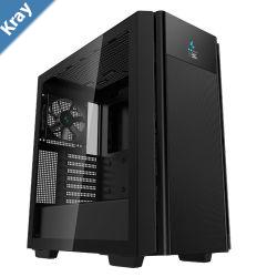 DeepCool CH510 Mesh Digital MidTower ATX Case Digital Status DisplayTempered Glass 1 x 120mm Fan 2 x 3.5 Drive Bays 7 x Expansion Slots