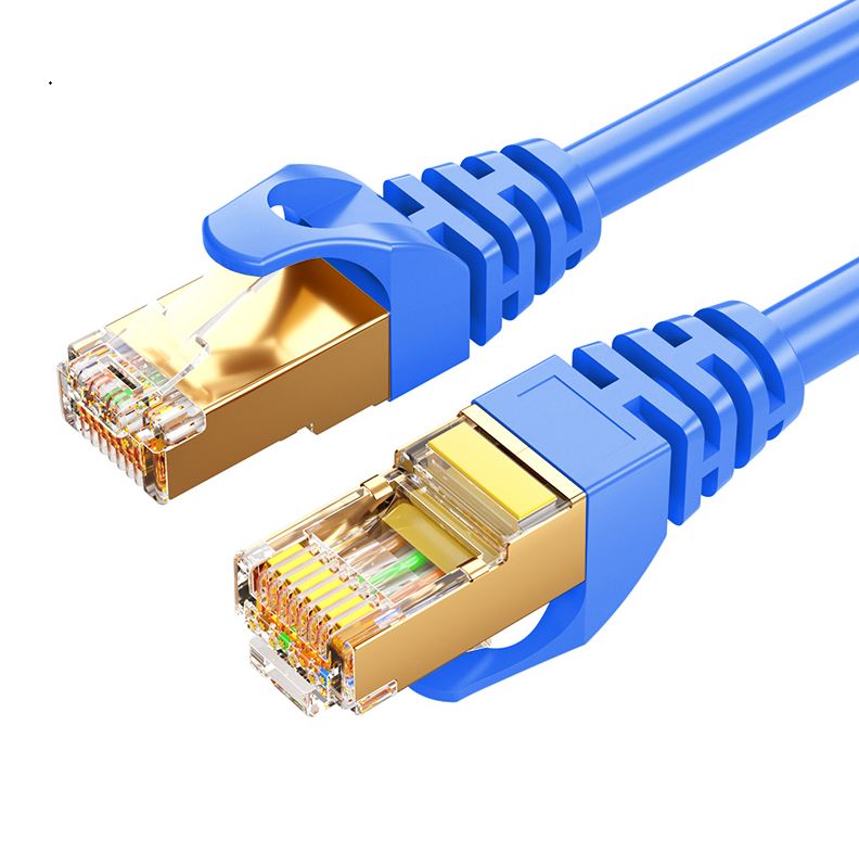 8Ware CAT7 Cable 1m  Blue Color RJ45 Ethernet Network LAN UTP Patch Cord Snagless