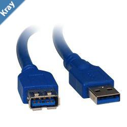 8Ware USB 3.0 Extension Cable 2m A to A Male to Female Blue