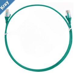 8ware CAT6 Ultra Thin Slim Cable 10m  Green Color Premium RJ45 Ethernet Network LAN UTP Patch Cord 26AWG for Data