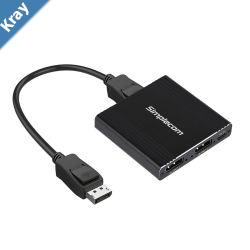 Simplecom CM214 DisplayPort Splitter 1 IN 2 OUT MST Hub for Dual Extended Screens 4K DP 1.4