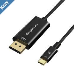 Simplecom DA323 USBC to DisplayPort Cable DP1.4 8K60Hz 2M