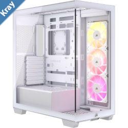 CORSAIR 3500X ARGB MidTower PC Case White