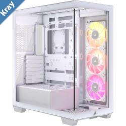 CORSAIR iCUE LINK 3500X RGB MidTower PC Case White