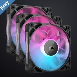 Corsair RX120 RGB iCUE LINK RX120 RGB 120mm PWM Fan Triple Starter Kit