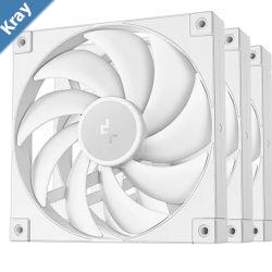 DeepCool FD14 WH3IN1 Performance 140mm Case Fans 4pin PWM  4001650 RPM Hydro Bearing