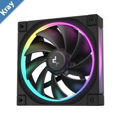 DeepCool FL12 120mm Unique ARGB Fans Low Noise 4pin PWM Fluid Dynamic Bearing Addressable RGB LED