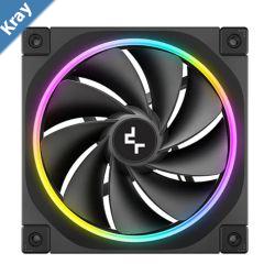 DeepCool FL12R 120mm Unique Addressable RGB  High Performance Fans  Low Noise 4pin PWM Fluid Dynamic Bearing