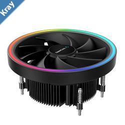 DeepCool UD551 ARGB CPU Cooler for AMD AM4 Top Flow Cooling Solution 136mm Fan ARGB LED Ring Motherboard Sync Support