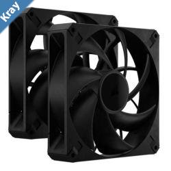 Corsair RS140 MAX 140mm PWM Thick Fans  Dual Pack Speed 1600 RPM  FAN SIZE 140mm x 30mm Fan Warranty 5 Year