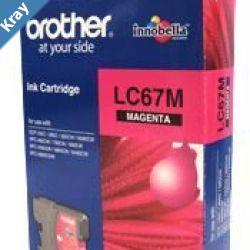 Brother LC67M Megenta Ink Cartridge to suit DCP385C395CN585CW6690CWJ715W MFC490CW5490CN5890CN6490CW6890CDW790CW795CW990CW up to 325 p