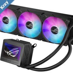 ASUS ROG RYUJIN III 360 ARGB AllInOne Liquid CPU Cooler 3.5 LCD 3x ROG 120mm ARGB Radiator Fans