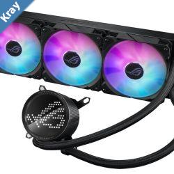 ASUS ROG RYUO III 360 ARGB AllInOne Liquid CPU Cooler Anime Matrix LED Display ROG ARGB LGA 17001200115x AM4AM5Aura Sync