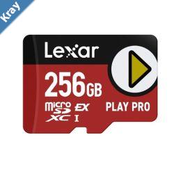 Lexar PLAY PRO microSDXC Express Card 256GB microSDXC high performance microSD Express up to 900MBs read and 600MBs write