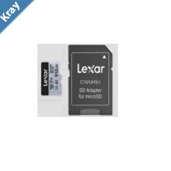 Lexar Professional SILVER PLUS 128GB microSDXC UHSI Card 128GB C10 A2 UHSIU3 V30  up to 205MBs read 150MBs write