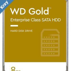 Western Digital 8TB WD 3.5 Gold Enterprise Class Internal Hard Drive  7200 RPM Class SATA 6 Gbs 256 MB Cache  5 Years Limited Warranty