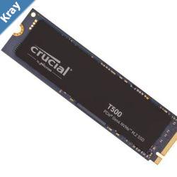 Crucial T500 4TB Gen4 NVMe SSD  70006900 MBs RW 2400TBW 1440K IOPs 1.5M hrs MTTF Acronis True Image Adobe Creative Cloud for PS5 MZV8P4T0BW