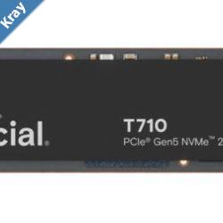 Crucial T710 1TB PCIe Gen5 NVMe 2280 SSD 1490013700 MBs RW 600TBW 2.2M IOPs 1.5M hrs MTTF with DirectStorage for Intel AMD 5yrs Crucial T710 1TB PCIe Gen5 NVMe 2280 SSD 1490013700 MBs RW 600TBW 2.2M IOPs 1.5M hrs MTTF with DirectStorage for Intel AMD 5yrs