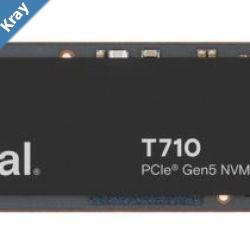 Crucial T710 2TB PCIe Gen5 NVMe 2280 SSD 1450013800 MBs RW 1200TBW 2.3M IOPs 1.5M hrs MTTF with DirectStorage for Intel AMD 5yrs Crucial T710 2TB PCIe Gen5 NVMe 2280 SSD 1450013800 MBs RW 1200TBW 2.3M IOPs 1.5M hrs MTTF with DirectStorage for Intel AMD 5yrs