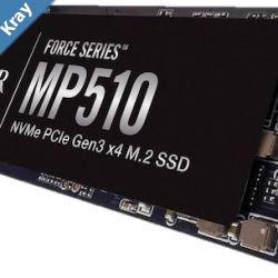 LS Corsair Force MP510 1.92TB NVMe PCIe SSD M.2 34802700 MBs 530485K IOPS 3120TBW 1.8M hrs MTBF AES 256bit Encryption 5yrs