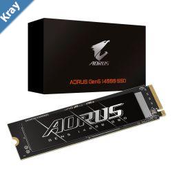 Gigabyte AORUS Gen5 14000 SSD 1TB PCIe5x4 NVMe2.0 M.2 3D TLC LPDDR4 2GB 1360010200MBs 80223.5mm MTBF1.6M 11.5W 5yr700TBW Gigabyte AORUS Gen5 14000 SSD 1TB PCIe5x4 NVMe2.0 M.2 3D TLC LPDDR4 2GB 1360010200MBs 80223.5mm MTBF1.6M 11.5W 5yr700TBW