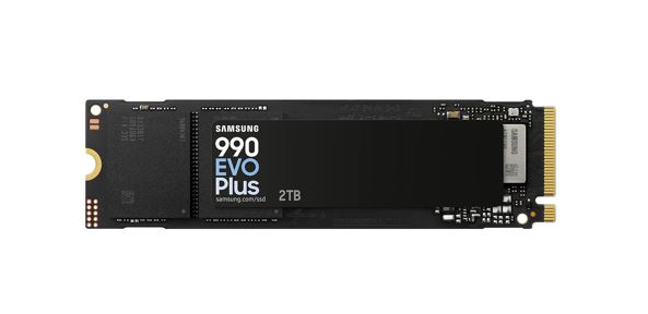 Samsung 990 EVO Plus 2TB PCIe Gen5 NVMe SSD 7250MBs 6300MBs RW 1000K1350K IOPS 1200TBW 1.5M hrs VNAND TLC AES 256bit Encryption 5yr wty Samsung 990 EVO Plus 2TB PCIe Gen5 NVMe SSD 7250MBs 6300MBs RW 1000K1350K IOPS 1200TBW 1.5M hrs VNAND TLC AES 256bit Encryption 5yr wty