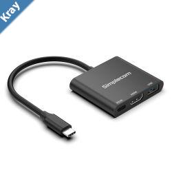 Simplecom DA320 USBC 3In1 Adapter USB 3.2 Gen 1 5Gbps PD HDMI 2.0 4K60Hz