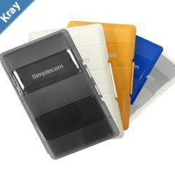 Simplecom MA024 M.2 SSD 4Slot Protective Storage Case Holder Organizer for 4x M.2 2280 SSD white colour