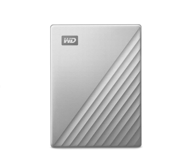 Western Digital My Passport Ultra USBC Drive WDBC3C0020BSLWESNSilver2TB USB 3.2 Gen1USB 3.0 adapter USBC connector 3year warranty