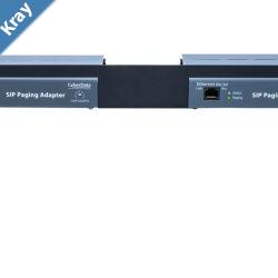 Cyberdata 011093 1U Server Rack Mount Standard 19inch rack mounting option enables CyberDatas SIP gateways and adapters to be mounted in a server