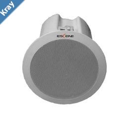 Escene PS760P SIP POE Ceiling Speaker doubles as loud ringer 12Watts RMS and 100dB and PA Inbuilt Mic Supports inbuilt annoucements