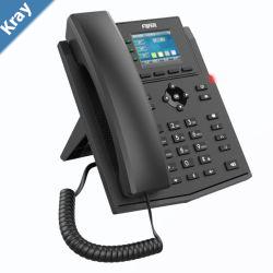 Fanvil X3032 Wire IP Phone 2.4inch Color RJ11 Interface and Supports 2Wire Power HD Voice 6Party Conferencing 4 SIP Accounts