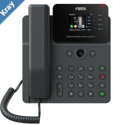 Fanvil V61W Prime Business Phone 2.4inch color screen HD audio HAC WiFi. Bluetooth PoE Support 6way Audio conference EHS