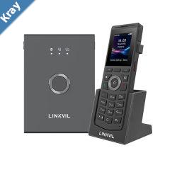 Fanvil Linkvil W710P DECT Phone System consisting of a base W710D and a handset W610D 2.0 240320 color screen HD voice