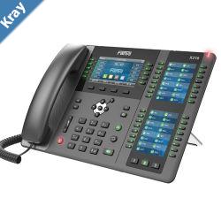 Fanvil X210 Enterprise IP Phone  4.3 Video Colour Screen 20 Lines 106 x DSS Buttons Dual Gigabit NIC Bluetooth SBC Ready