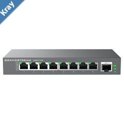 Grandstream IPGGWN7701M Unmanged 2.5 MultiGigabit Switch 8 x 2.5 Gige 1 x SFP