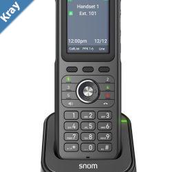 SNOM M56 DECT Handset 2.4inch colour display 6 programmable LED function keys IP67 protection class 12 hours talk time Bluetooth support SCE